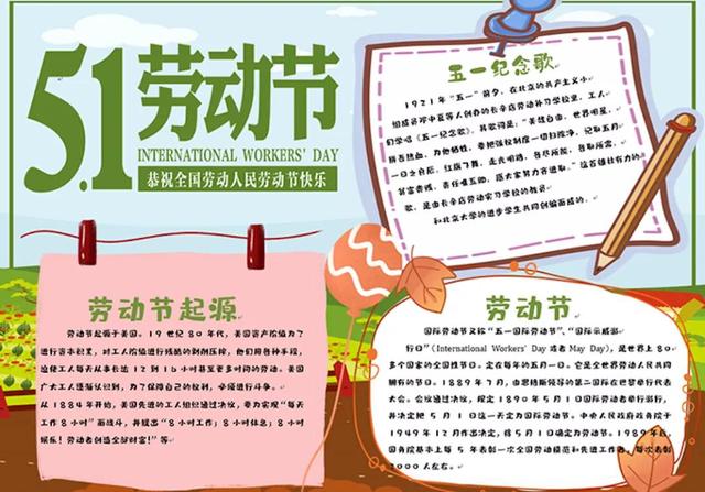 五一手抄报可以画什么，五一手抄报画什么颜色最新鲜（五一劳动节第一波创意手抄报+抗疫主题绘画）