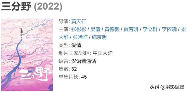 张彬彬个人资料，张彬彬个人资料女友（《三分野》计日而待）