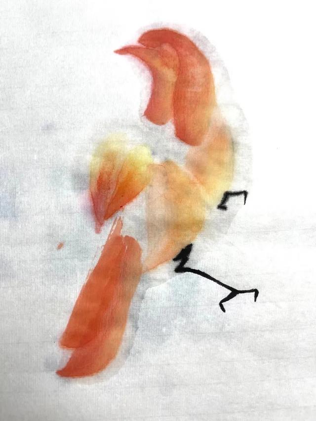简单的鸟怎么画，如何画简易的小鸟（画家刘华：鸟的画法）