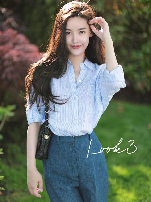 蓝色西装配什么颜色的衬衫，蓝色西装配什么颜色的衬衫男（蓝色衬衫搭配西装裤、短裤）