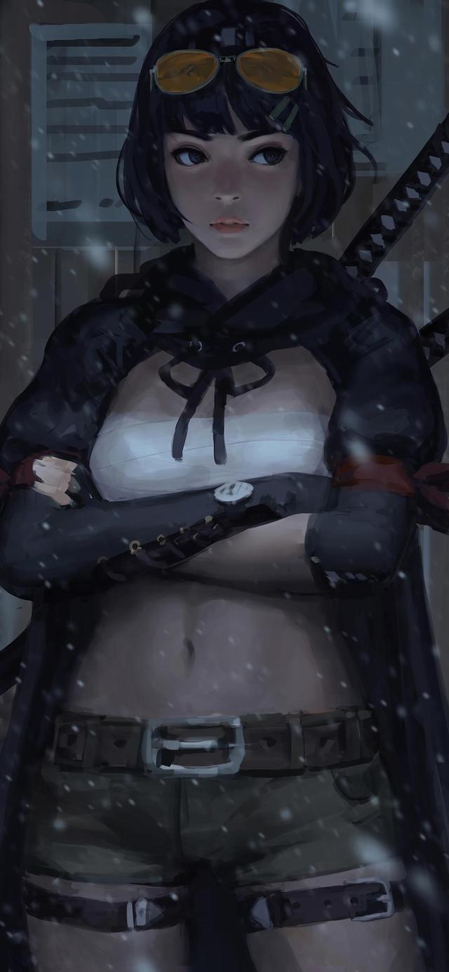 鬼刀高清图片，鬼刀高清图片 冰公主（超美超酷的动漫壁纸）