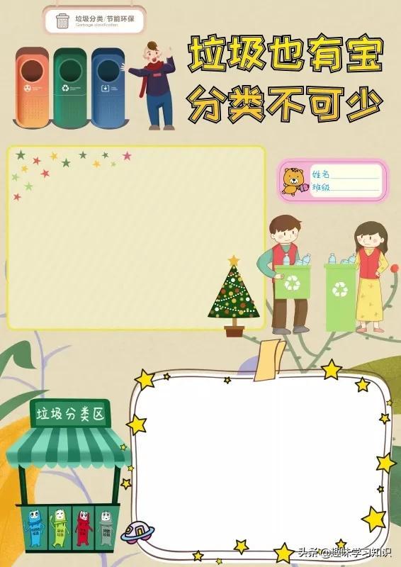 垃圾分类的手抄报怎么画，垃圾分类的手抄报怎么画 简单（垃圾分类<环保>手抄报集）