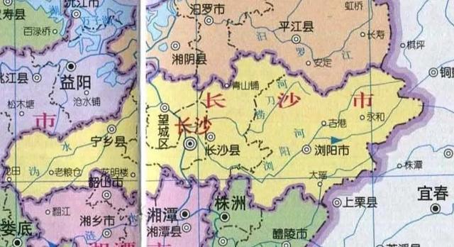 湖南省地图高清版大图，湖南省公路地图高清版大图（中国旅游地图揽胜-湖南长沙）