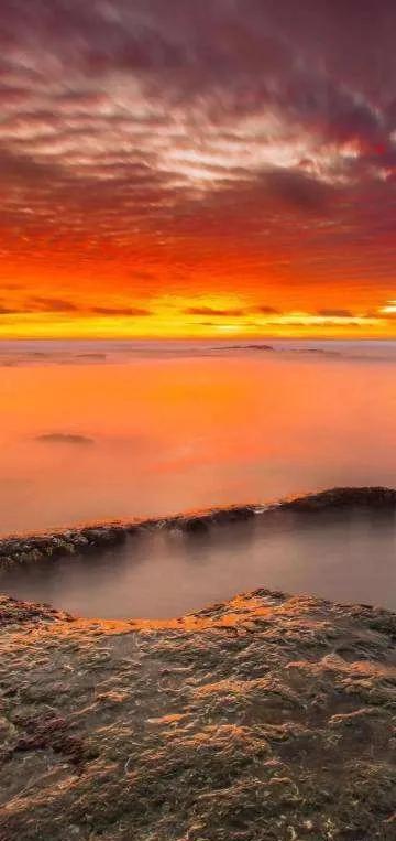 落日余晖图片，落日余晖（壁纸：黄昏夕阳）