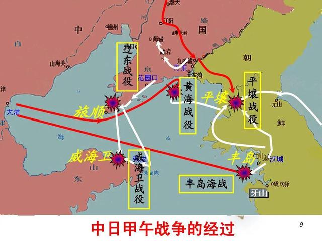 甲午中日战争签订的条约，清政府战败与日本签订《马关条约》割让台湾