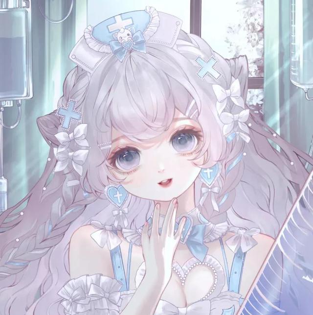 蓝紫色最准确图片，意境蓝色，紫色系头像微信（下次见面，就从一朵花开始吧）