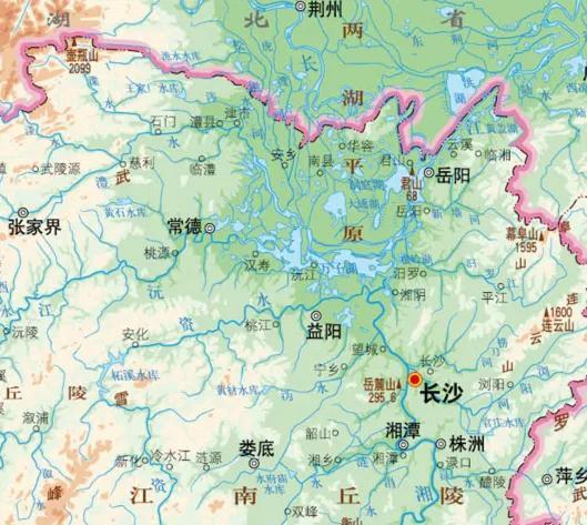 洞庭湖的资料，洞庭湖因高温炎热的天气而缩小了