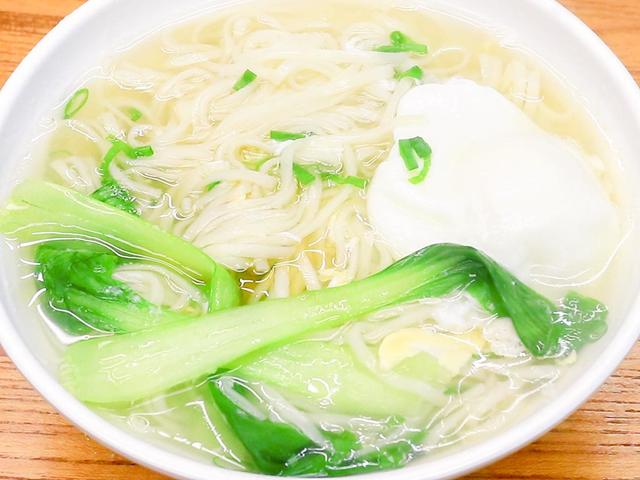 简单营养的清汤面，10分钟就搞定真好吃