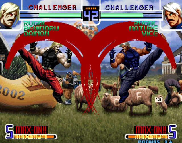 拳皇97连续技，拳皇97特瑞最快通关（经典街机《拳皇》1P和2P一起摇大招）