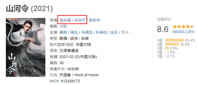 山河令演员表介绍，山河令演员表（这对浓颜系CP太让人期待）