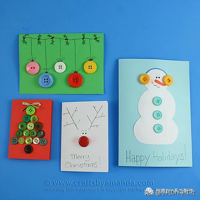 圣诞节贺卡怎么做简单又漂亮，圣诞节贺卡怎么做简单又漂亮视频（10+圣诞节创意贺卡DIY教程）