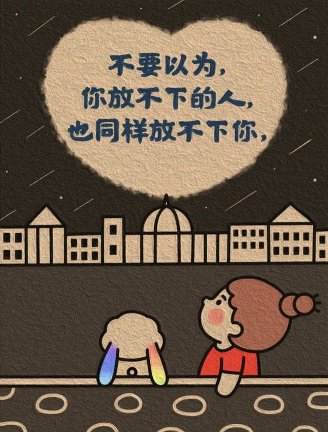 插画｜成年人就是这样，一句“我没事”藏着千万句说不出的委屈