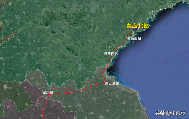 青岛到杭州高铁，超级高铁青岛到杭州（D784次列车运行线路图）