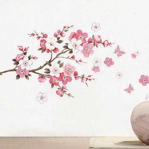 如何画简单好看的桃花，如何画简单好看的桃花图（分享图片：手绘桃花）