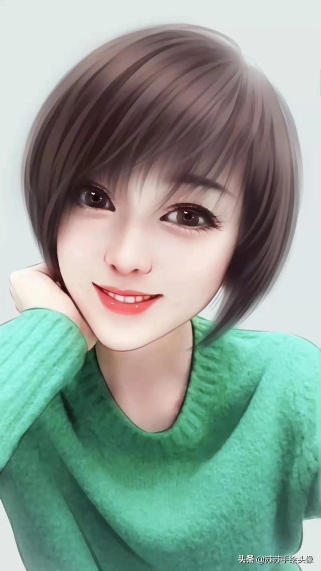 清纯可爱的女生头像，可爱清纯女生头像微信（清纯靓丽的短发女生头像）