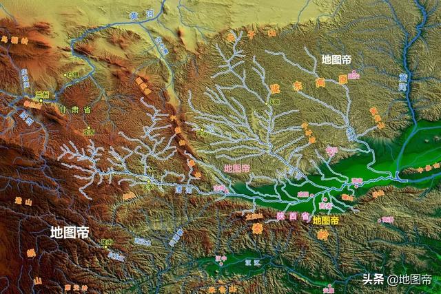 渭河平原在哪里，渭河平原在哪里地图（才知古今源头不同）