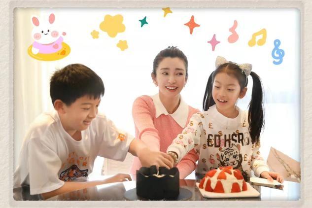 李冰冰庆49岁生日，穿粉衣宣告年轻态，一对外甥陪伴左右似亲生