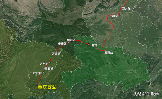 成都到重庆动车，成都到重庆怎么坐动车（T9次列车运行线路图）