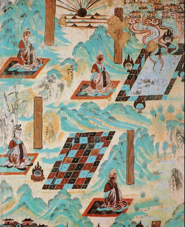 敦煌壁画图片大全，敦煌飞天壁画高清图（敦煌壁画对于中国画坛的影响）