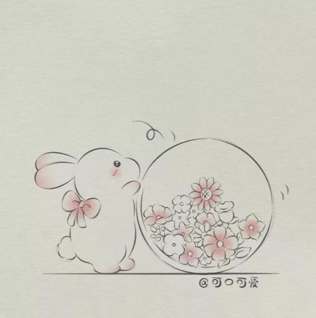 怎样画小兔子简笔画，怎样画小兔子简笔画有颜色（可爱简笔画小兔子）