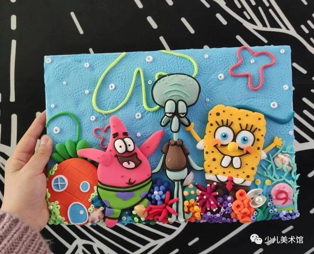 儿童diy手工画6-8岁，让孩子爱上黏土手工制作教程