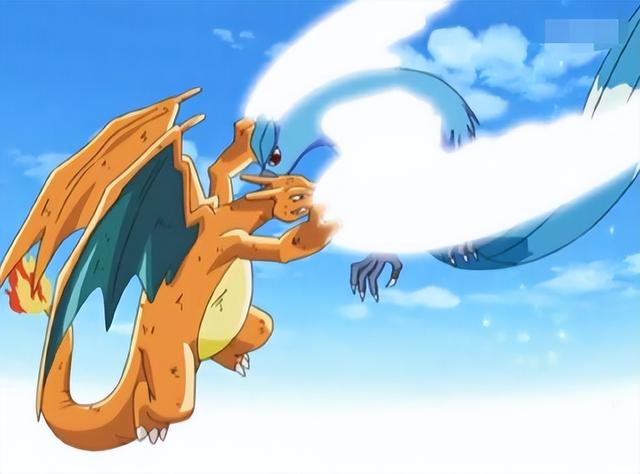 神奇宝贝喷火龙，神奇宝贝喷火龙怎么画（《精灵宝可梦》小智的喷火龙）