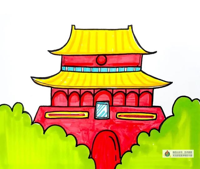 天安图片颜色(天安图片大全简笔画涂色)-宅配通娱网