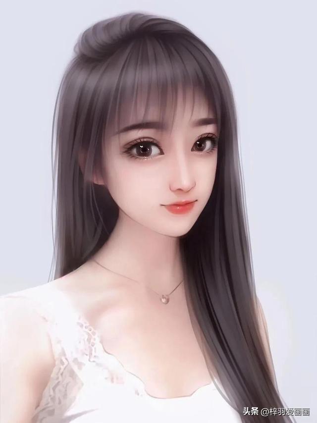 如何画出一幅小清新女生图画。，如何画出一幅小清新女生图画视频（精致清新女生手绘头像）