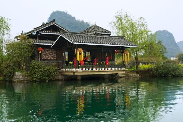 阳朔世外桃源景区，广西旅游-阳朔3世外桃源景区