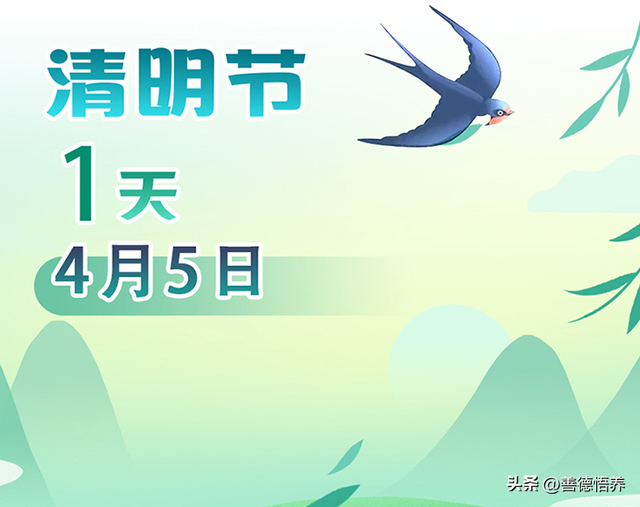 免高速公路费的节假日，高速公路免费的节假日有哪些（2023年清明节：放假1天）