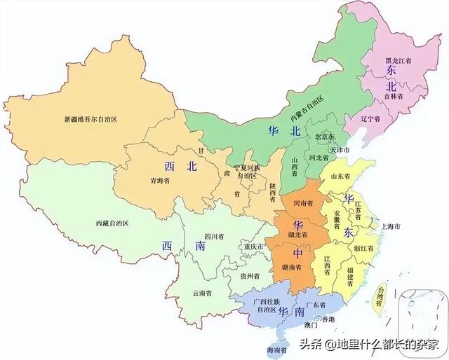 华南是指哪些地方，华南地区包括哪几个省（华东是这么来的）