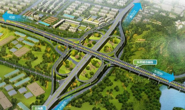 关于成都五环路的详细路线，串联八个区的成都五环路在路上了