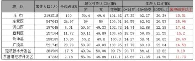 东营区城乡人口，设立地级“直筒子市”可行性研究分析