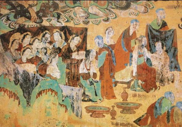 敦煌壁画图片大全，敦煌飞天壁画高清图（敦煌壁画对于中国画坛的影响）