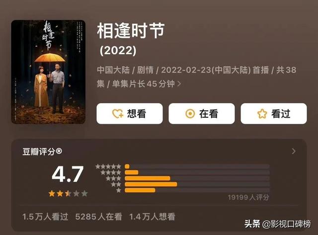 雷佳音演过的电视剧，雷佳音电视剧大全最新（《相逢时节》评分为什么只有《人世间》的一半）