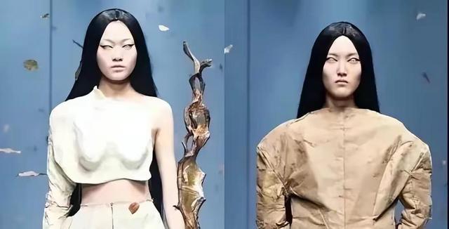 法国巴黎时装秀，伦敦时装周2023秋冬时装秀（华人女模赤身露胸上阵）