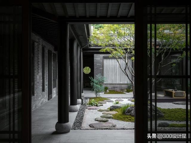 平面构成设计作品欣赏复杂，1000㎡现代四合院