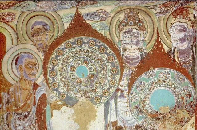敦煌壁画图片大全，敦煌飞天壁画高清图（敦煌壁画对于中国画坛的影响）