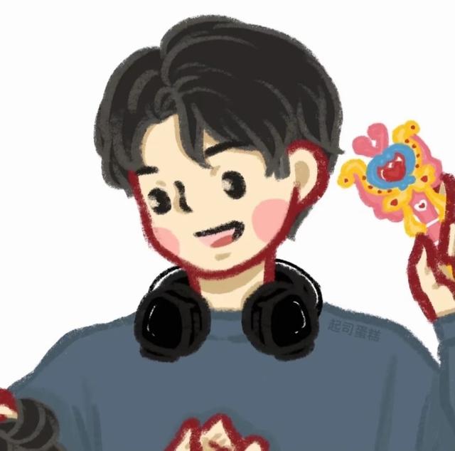 情头漫画 情侣，情侣头像丨一对两张漫画情头微信（插画风漫画风情侣头像）