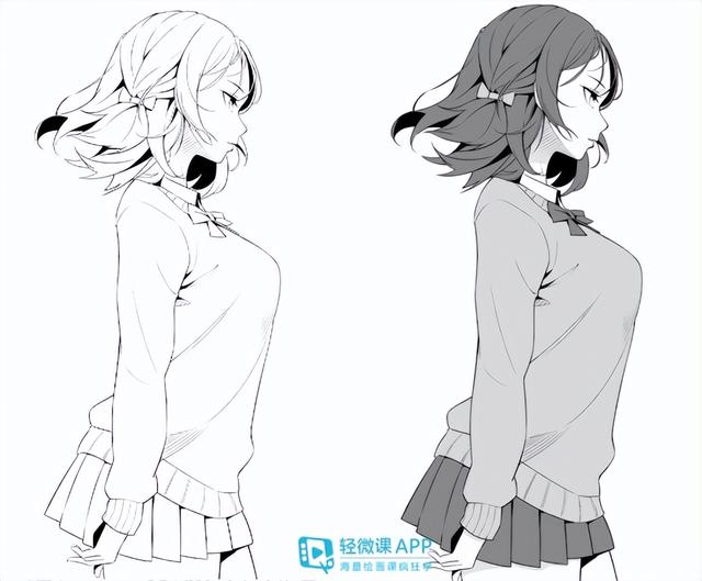 如何画好动漫人物基础入门，初学零基础入门画漫画手绘教程教学习（侧面人体动漫画法教学）