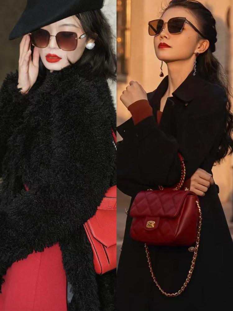 结语:红黑配才是"新年"穿搭的正确思路,过年的时候,大家不妨试试"红黑