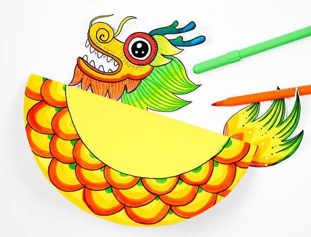 春节美术画简单，春节美术画（传统节日文化《粽子飘香）