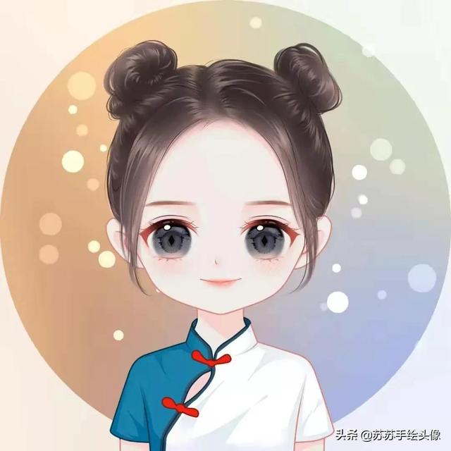 女生微信头像卡通，卡通微信女生头像（卡通可爱的女生头像）