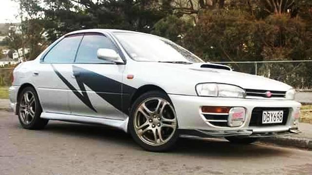 翼豹wrx sti，09款斯巴鲁翼豹2.5twrxsti（<头文字D—藤原文太座驾>）