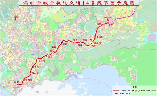 黄贝岭地铁二号线赤湾方向，2022年7月最新最全深圳地铁已开通和在建线路资讯