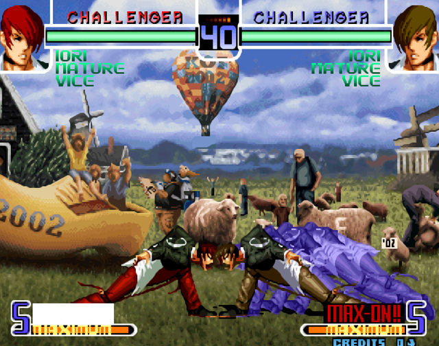 拳皇97连续技，拳皇97特瑞最快通关（经典街机《拳皇》1P和2P一起摇大招）