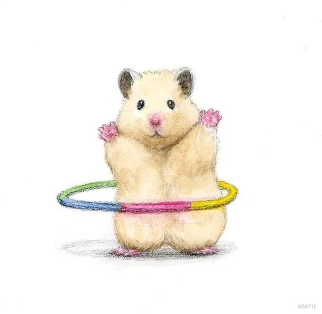 林弦：卡哇伊可爱仓鼠头像微信，林弦：卡哇伊可爱仓鼠头像（可爱的小仓鼠头像 ​​​）