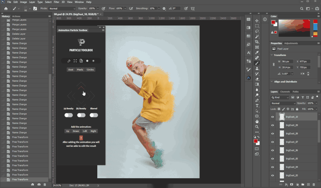 ps特效(ps动态粒子飞溅特效插件) - 赤虎壹号