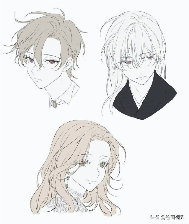 漫画头发怎么画，漫画中头发的画法（美感与性格的集中体现）