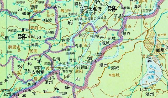 濮阳原来叫什么州，通过地图了解濮阳市的历史变迁